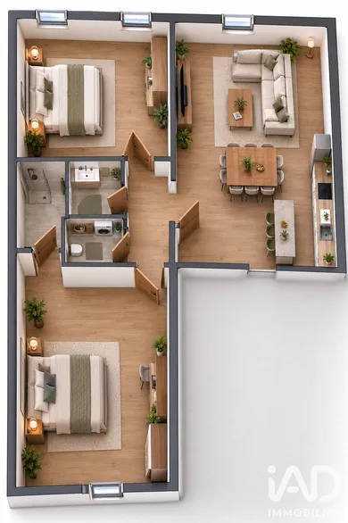 Apartment in Novéant-sur-Moselle (57680)