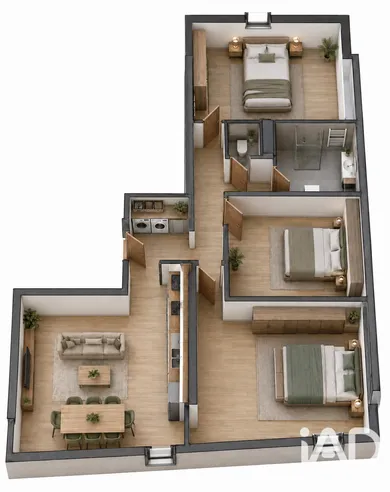Apartment in Novéant-sur-Moselle (57680)