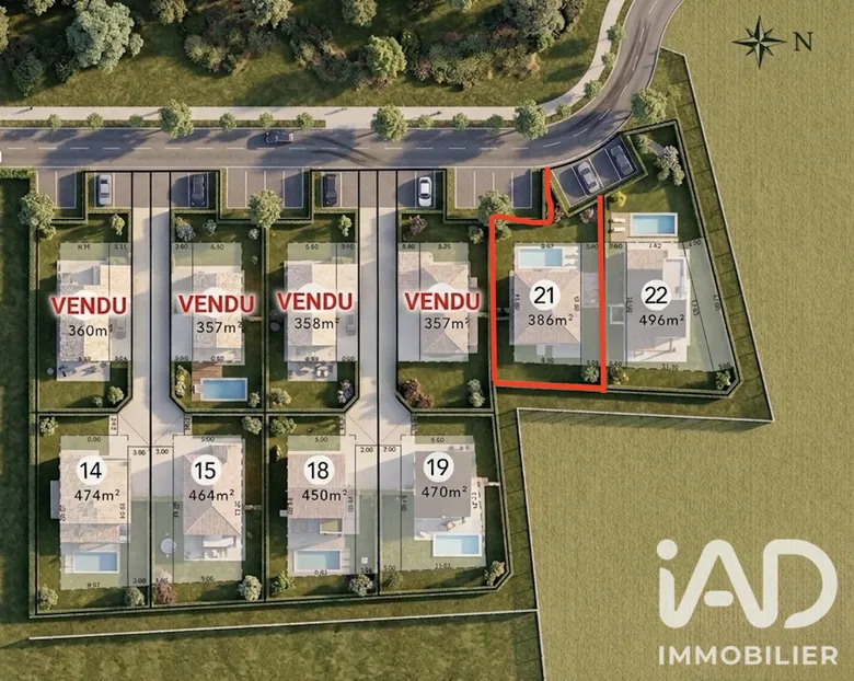 Terrain à bâtir à Ribaute-les-Tavernes (30720) · 77 900 €