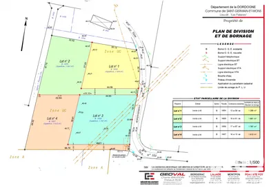 Building plot in Saint-Germain-et-Mons (24520)