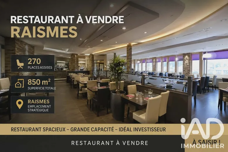 Local commercial 850 m² · à Raismes · 850 m² · 299 000 €