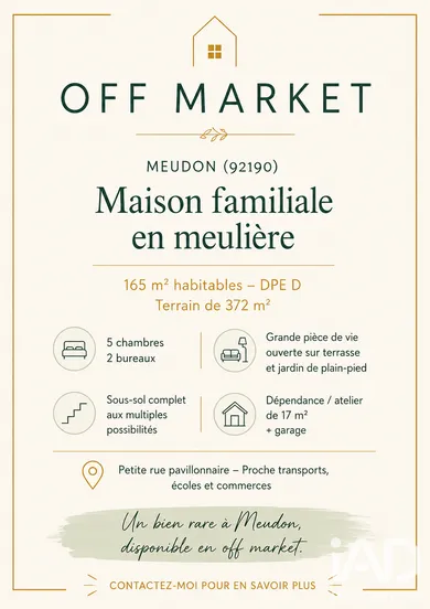 Maison traditionnelle à Meudon (92190)