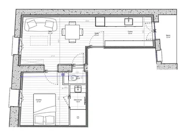 Appartement à Villeurbanne (69100)