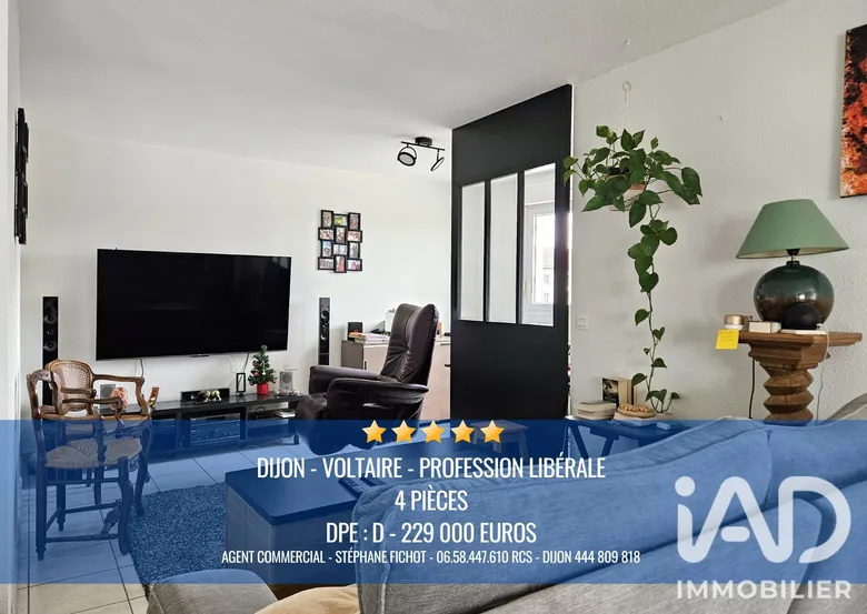 Appartement 4 pièces 82 m² · à Dijon · 82 m² · 229 000 €