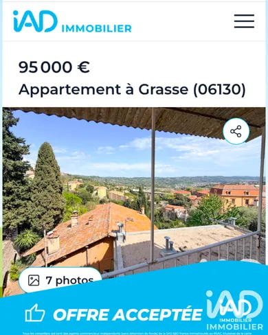 Apartment in Grasse (06130)
