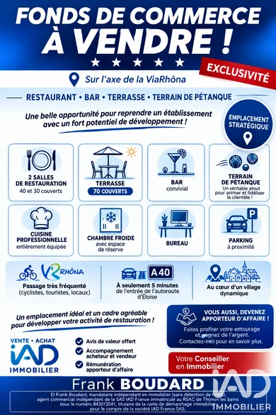 Restaurant à Clarafond-Arcine (74270)