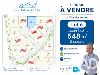 Terrain à Challans (85300)