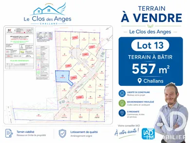 Terrain à bâtir à Challans (85300)