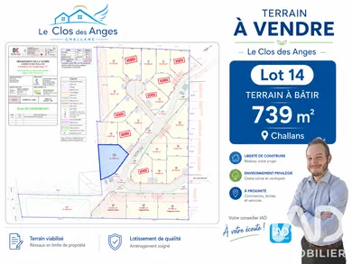 Terrain à bâtir à Challans (85300)