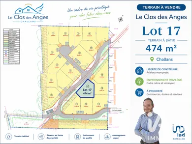 Building plot in Challans (85300)