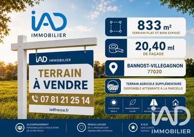 Land in Jouy-le-Châtel (77970)