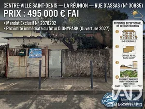 Terrain à bâtir à Saint-Denis (97400)
