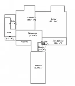 Appartement à Gouville-sur-Mer (50560)