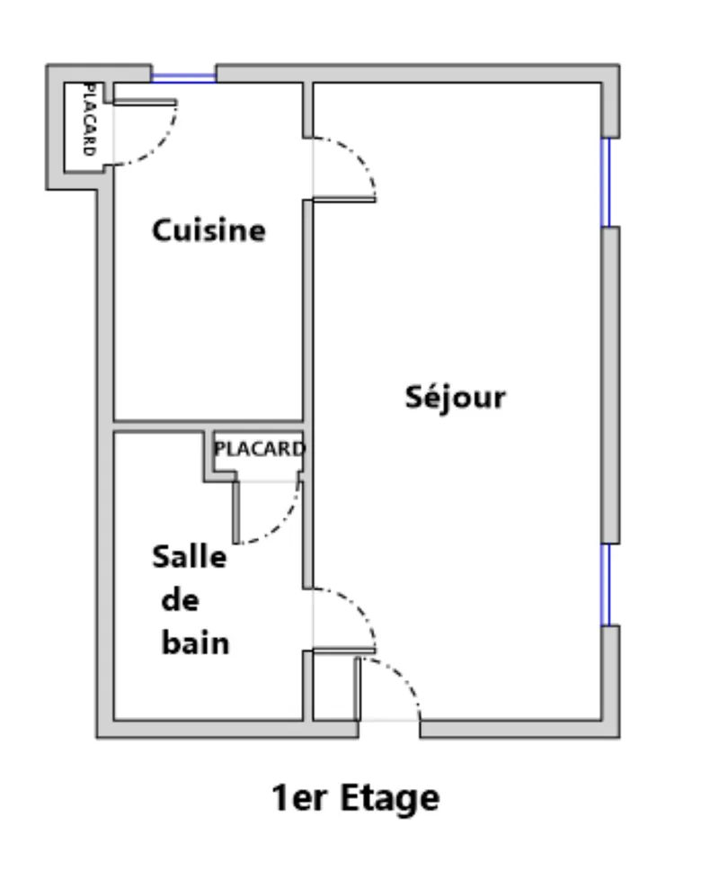 Appartement 1 pièce 33 m² · à Pau · 32,9 m² · 79 950 €