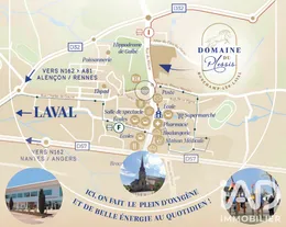 Terrain à bâtir à Bonchamp-lès-Laval (53960)