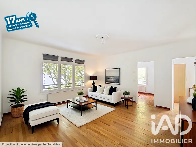Appartement 3 pièces 54 m² · à L'Île-Saint-Denis · 53,9 m² · 175 000 €