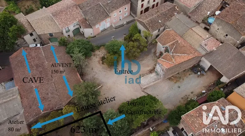 Murs commerciaux à Cazedarnes (34460) · 740 m² · 350 000 €