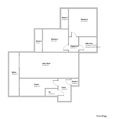 Appartement à Viry-Châtillon (91170)