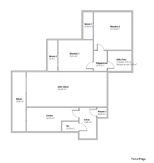 Appartement à Viry-Châtillon (91170) photo 2