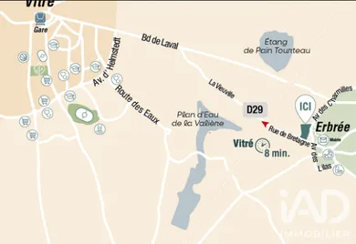 Terrain à bâtir à Erbrée (35500)
