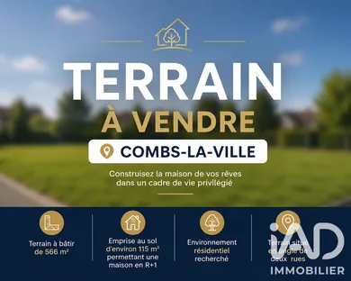 Terrain à Combs-la-Ville (77380)