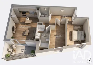 Appartement à Castelnau-le-Lez (34170)