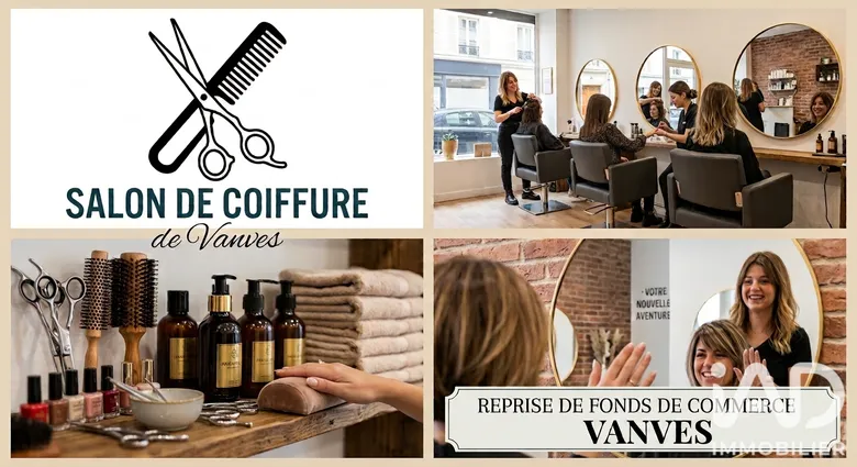 Esthétique, Coiffure​ à Vanves (92170) · 42 m² · 54 800 €
