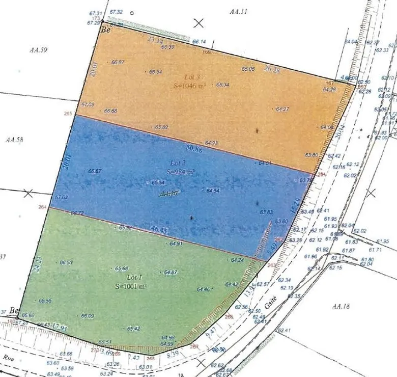 Terrain à bâtir à Sancourt (80400) · 69 000 €