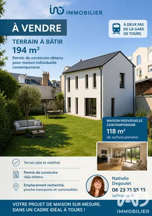 Terrain à Tours (37000)