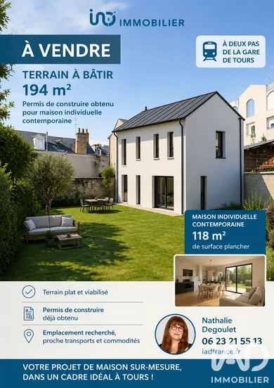 Terrain à Tours (37000)