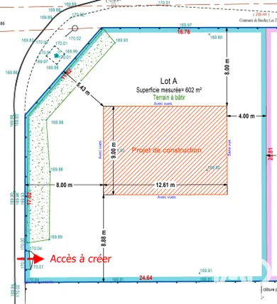 Building plot in Boullay-les-Troux (91470)