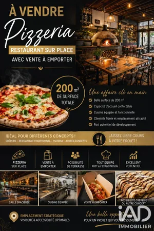 Crêperie, Pizzeria à Guingamp (22200)