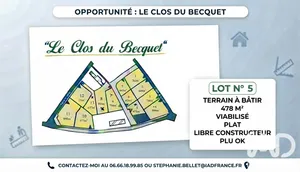 Terrain à bâtir à Terres-de-Caux (76640)