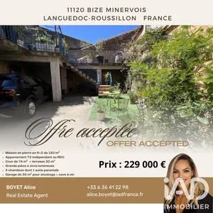 Maison de village à Bize-Minervois (11120)