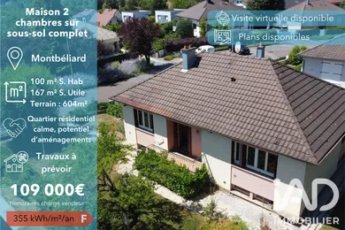 Maison à Montbéliard (25200)