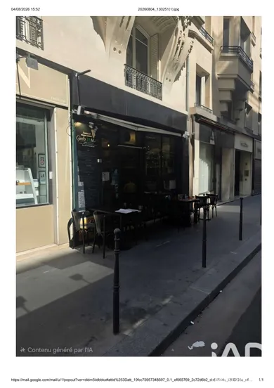 Restaurant à Paris (75017)