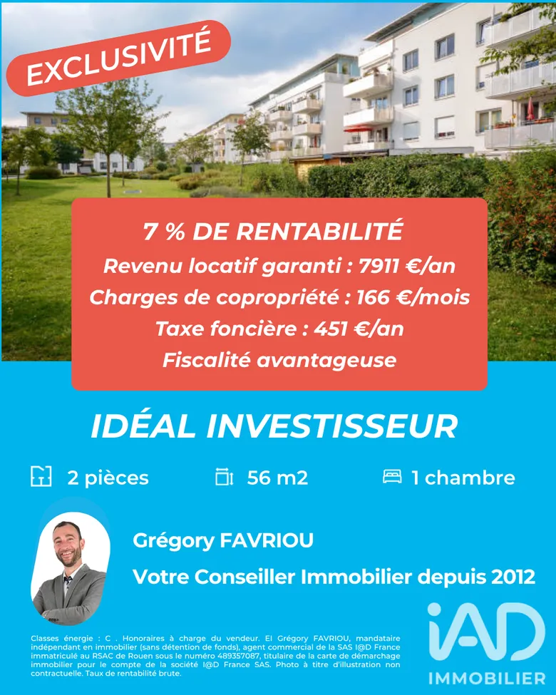 Appartement 2 pièces 56 m² · à Guichen · 56 m² · 103 990 €