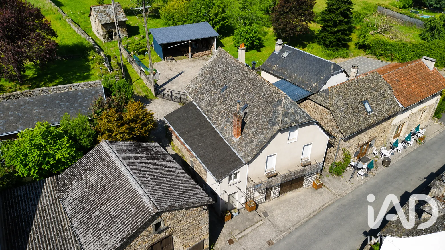 Vente maison à Saint-Parthem (12300) : maison de campagne 4 pièces 103 m² - 2020774