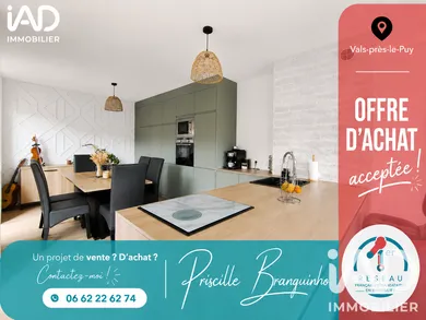 Appartement à Vals-près-le-Puy (43750)