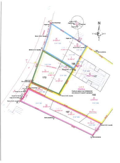 Building plot in Bouchy Saint Genest (51310)
