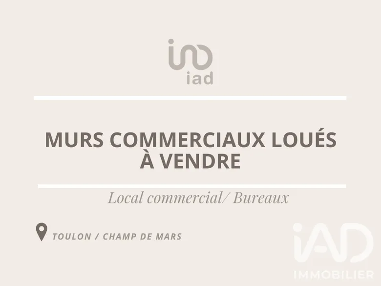 Murs commerciaux à Toulon (83000) · 755 m² · 480 000 €