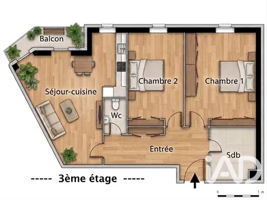 Appartement à Gennevilliers (92230)