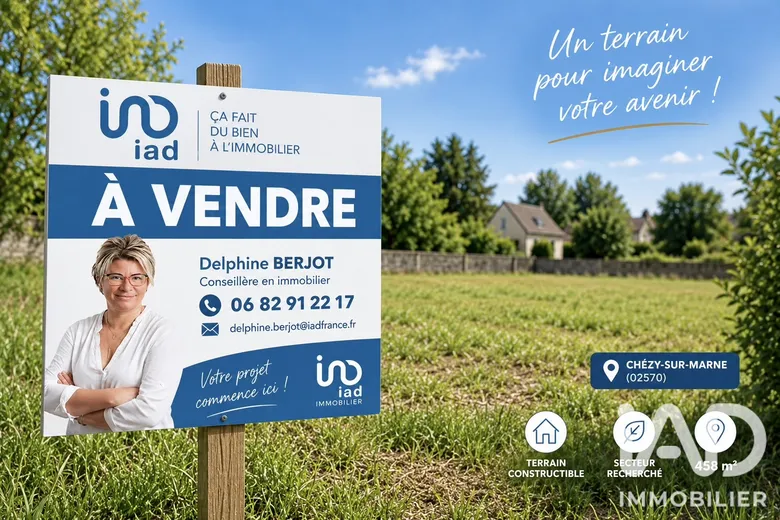 Terrain à bâtir à Chézy-sur-Marne (02570) · 50 000 €