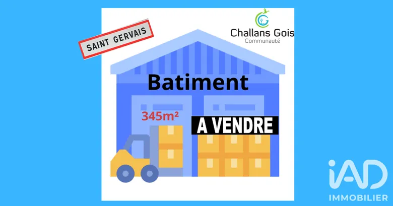 Murs commerciaux à Saint-Gervais (85230) · 345 m² · 169 536 €