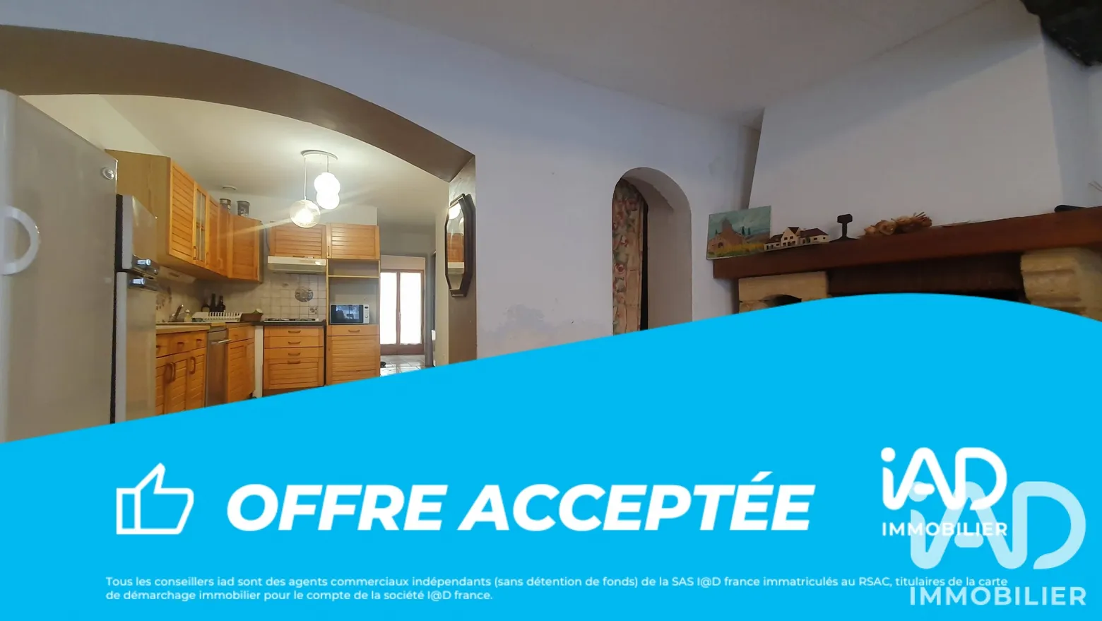 Vente maison à Canet (11200) : maison de village 3 pièces 81 m² - 2062063