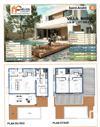 Maison à Saint-André (97440)
