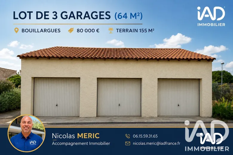 Parking 64 m² · à Bouillargues · 64 m² · 80 000 €