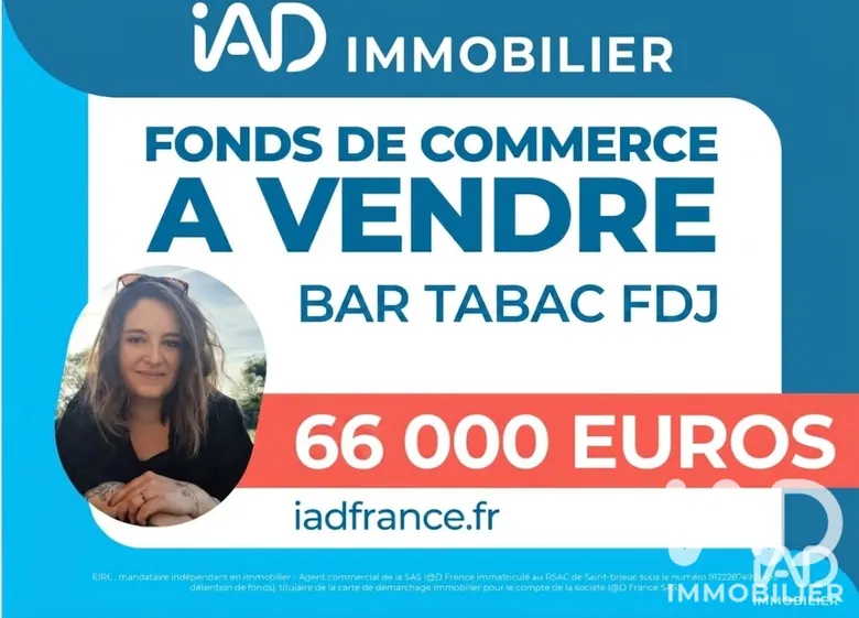 Bar, Brasserie, Tabac à Lannion (22300) · 100 m² · 66 000 €