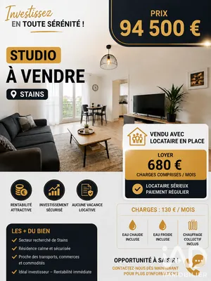 Appartement à Stains (93240)