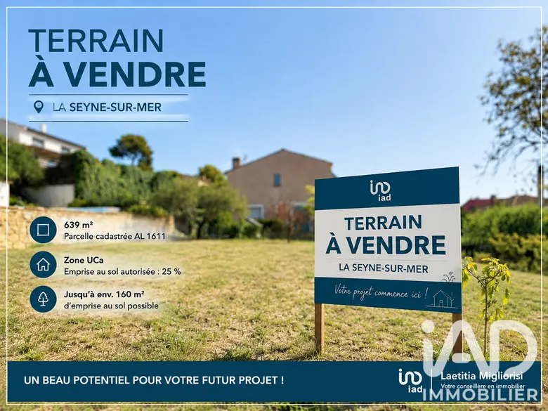Terrain à La Seyne-sur-Mer (83500) · 225 000 €